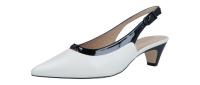 Peter Kaiser Damen Slingpumps offwhite/black (Elfenbein) 9-9-79504-46-134