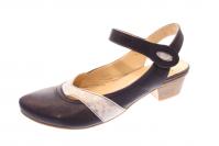 Maria Shoes Damen Pumps/Slingpumps jeans/low, dkl blau (Blau) M229-6596