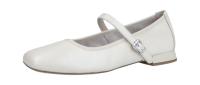 Caprice Damen Ballerina ecru perl. (Elfenbein) 9-9-22100-44-110