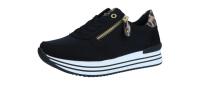 Remonte Damen Halbschuh/Sneaker schwarz/nero/natur (Schwarz) D1316-03