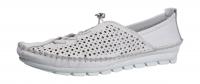 Gemini Damen Halbschuh/Slipper/Schuhe für eigene Einlagen weiß 3138-001