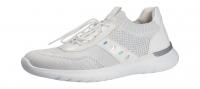Remonte Damen Halbschuh/Sneaker/Schuhe für eigene Einlagen weiss-glam/silber-mu (Weiß) R5701-80