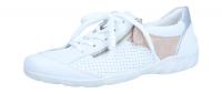 Remonte Damen Halbschuh weiss/rosegold/silve (Weiß) R3411-81
