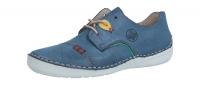 Rieker Damen Halbschuh royal/smaragd/gelb (Blau) 52528-14