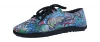 Rock Spring Barefoot Damen Halbschuh/Sneaker Graffiti mehrfarbig 8633