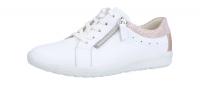 Waldläufer Damen Halbschuh/Sneaker K-Ira WEISS SKIN ROSÈGOLD (Weiß) 634002-312-762