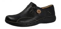 Clarks Damen Halbschuh/Slipper/Schuhe für eigene Einlagen Un Loop Black Leather (Schwarz) 203128374