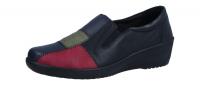 Gemini Damen Slipper schwarz/navy/grün (Schwarz) 35716-02987