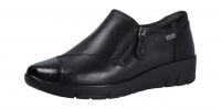 Jana Damen Halbschuh/Slipper/Schuhe für eigene Einlagen BLACK SNAKE (Schwarz) 8-8-24600-27/055