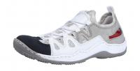 Rieker Damen Halbschuh/Sneaker pazifik/weiss/cement (Weiß) L0539-80