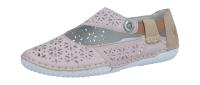 Rieker Damen Slipper 436 kiesel/camel (Beige) 43666-64