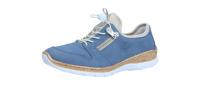 Rieker Damen Halbschuh/Sneaker N42 indigo/perlcreme (Blau) N42G0-14