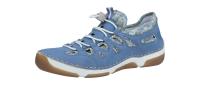 Rieker Damen Halbschuh 559 indigo/kornblume (Blau) 55956-10