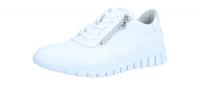 Waldläufer Damen Sneaker/Schuhe für eigene Einlagen H-Birdy WEISS WEISS SILBER (Weiß) 916001-303-663