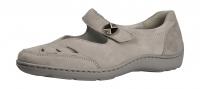 Waldläufer Damen Ballerina/Slipper/Schuhe für eigene Einlagen Henni STEIN (Grau) 496309-191/070