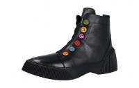 Gemini Damen Stiefelette/Schuhe für eigene Einlagen schwarz 033100-009