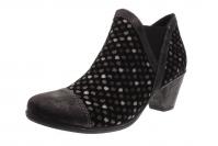 Remonte Damen Stiefel/Stiefelette/Schuhe für eigene Einlagen graphit/schwarz/roya (Schwarz) D8790-02