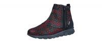 Cloud Damen Stiefelette Pipen Mikado rot gem. (Rot) MEARA