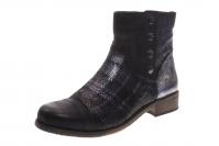 PintoDiBlu Damen Stiefel/Stiefelette/Schuhe für eigene Einlagen blau/ silber (Blau) 81411-209