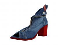 Artiker Damen Sandale/Stiefelette jeans (Blau) 40C289