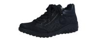 Rieker Damen Sneaker/Stiefelette schwarz/schwarz-rept (Schwarz) 59500-00