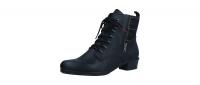 Rieker Damen Stiefelette schwarz/schwarz-gold (Schwarz) Y0700-01