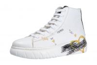 Maca Kitzbühel Damen Sneaker/Stiefelette white yellow (Weiß) 3028