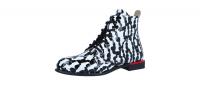 2Go Fashion Damen Stiefelette weiß komb. (Weiß) 8064501-1