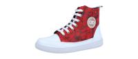 Anna Ros Damen Sneaker/Stiefelette weiß/rot (Rot) P0849614WEIß