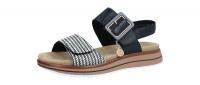 Remonte Damen Sandale schwarz-crema/schwar (Schwarz) D1J53-02