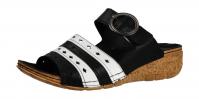 Gemini Damen Pantolette schwarz/weiß (Schwarz) 32347-02-091