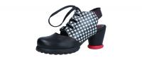 Clamp Damen Sandale/Slingpumps wht dots Schwarz ZUTTO