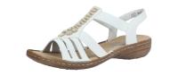 Rieker Damen Sandale offwhite (Weiß) 60806-80