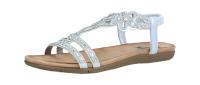 2Go Fashion Damen Sandale silber 8018802-21