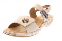 Remonte Damen Sandale weiss-gold/white (Weiß) D6465-80