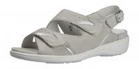 Waldläufer Damen Sandale/Schuhe für eigene Einlagen Kara CEMENT SILBER (Grau) 684090-203/424