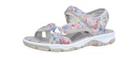 Rieker Damen Sandale 688 multi/perlcreme (Mehrfarbig) 68879-95