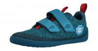 Affenzahn Kinder Halbschuh/Barfußschuhe lowcut knit shark türkis/rot (Türkis) AFZ-SKN-341