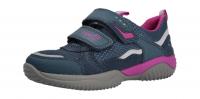 Superfit Kinder Halbschuh/Sneaker Storm BLAU/ROSA (Blau) 1-006382-8020