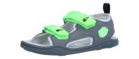 Affenzahn Kinder Sandale/Barfußschuhe Vegan Airy  Panther grey/ grün (Grau) 00392-80028