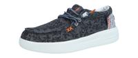 Fusion Damen Slipper Lily flowers black (Schwarz) LILY PRINT FLOWERS