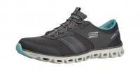 Skechers Damen Sneaker Glide Step-JustBeYou charcoal-light blue (Grau) 104087 CCLB