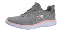Skechers Damen Halbschuh/Sneaker Qiuck Getaway Grey/light pink (Grau) 12983 GYLP