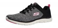 Skechers Damen Sneaker/Schuhe für eigene Einlagen Flex Appeal 4.0 black/pink (Schwarz) 149307-BKPK