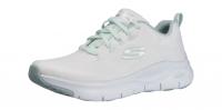 Skechers Damen Sneaker/Schuhe für eigene Einlagen ArchFit Comfy Wave white/mint (Weiß) 149414-WMNT